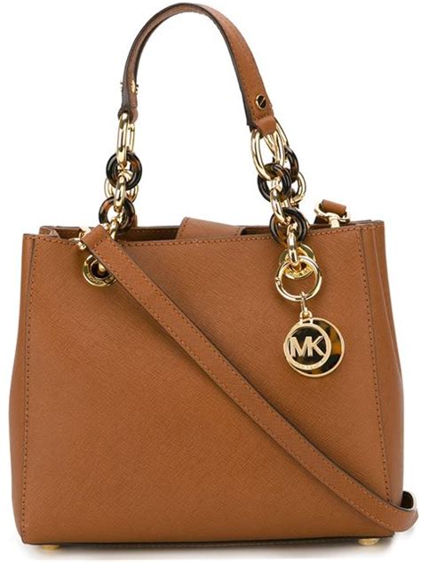 buy real michael kors logo charm with brown leather strap|michael kors official website uk.